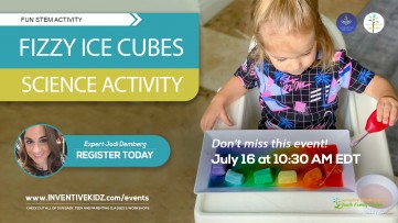 Fizzy Ice Cubes - Science Activity For Kids